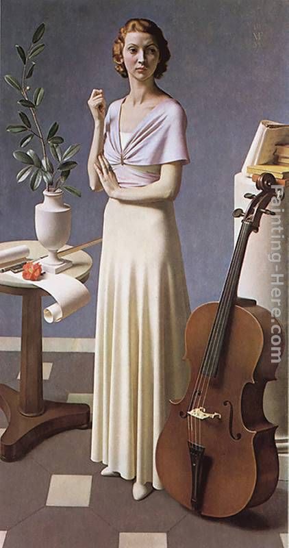 Meredith Frampton Portrait of a Young Woman